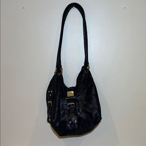 Jenrigo Black Leather Italy Handbag